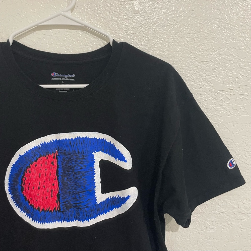 Champion Mens Logo Tee Size Large